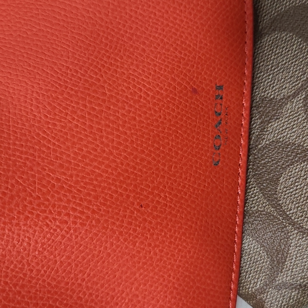 Coach Signature Pop Pouch Wallet Wristlet - Picture 6 of 8